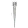 Ground Spikes 12 pcs Silver | Galvanised Steel | HipoMarket