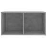 Modern TV Cabinets 2 pcs - Concrete Grey, Stylish & Practical