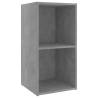 Modern TV Cabinets 2 pcs - Concrete Grey, Stylish & Practical