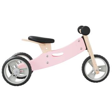 2-in-1 Pink Balance Bike for Children | Hipo Market