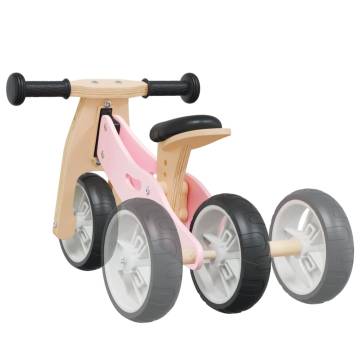 2-in-1 Pink Balance Bike for Children | Hipo Market