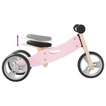 2-in-1 Pink Balance Bike for Children | Hipo Market