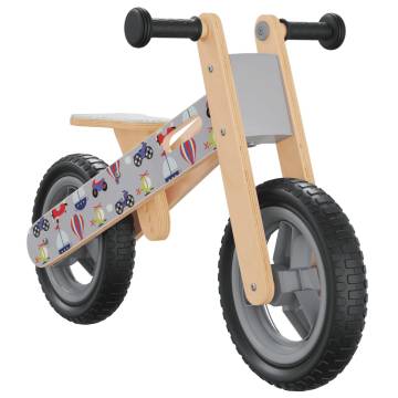 Balance Bike for Children - Grey Printed | HipoMarket