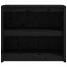 Black Outdoor Kitchen Cabinet - Solid Pine | Hipomarket UK