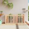 Garden Raised Bed with Fence Design - Solid Pine Wood 150x50x70 cm