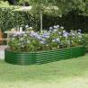 Garden Raised Bed Powder-coated Steel 296x140x36 cm Green Colour green Size 296 x 140 x 36 cm Quantity in Package 1 