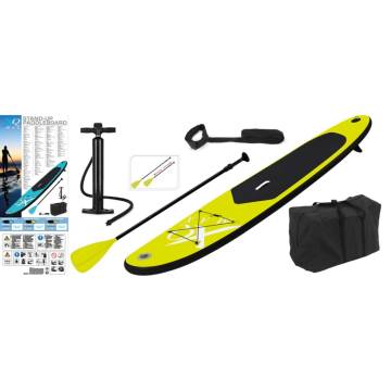 XQ Max Inflatable Paddle Board 285 cm - Lime & Black