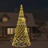 Christmas Tree on Flagpole Warm White 3000 LEDs 800 cm Size 800 x 230 cm Quantity in Package 1 Model zigzag shaped led lights Number of LEDs 