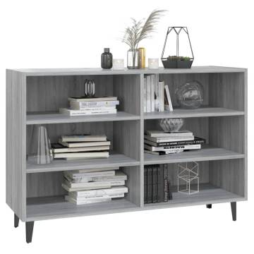 Industrial Grey Sonoma Sideboard - Stylish Storage Solution