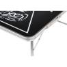 HI Beer Pong Folding Table - Height Adjustable Black