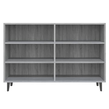 Industrial Grey Sonoma Sideboard - Stylish Storage Solution