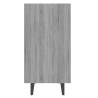 Industrial Grey Sonoma Sideboard - Stylish Storage Solution