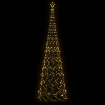 Christmas Cone Tree with 1134 Warm White LEDs - 800cm Tall