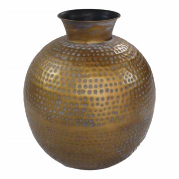 HSM Collection Padua Large Vase 40x45 cm - Gold & Grey