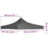 Party Tent Roof 3x3 m Anthracite - Durable & Weather-Resistant