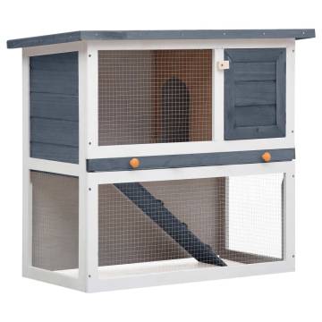 Outdoor Rabbit Hutch 1 Door - Cozy & Durable - Hipomarket UK