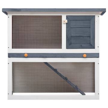 Outdoor Rabbit Hutch 1 Door - Cozy & Durable - Hipomarket UK