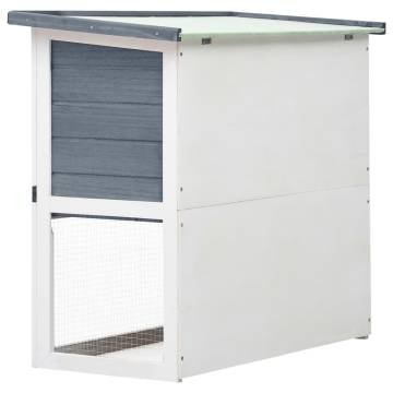 Outdoor Rabbit Hutch 1 Door - Cozy & Durable - Hipomarket UK