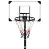 Basketball Stand Transparent 216-250 cm | Durable & Adjustable