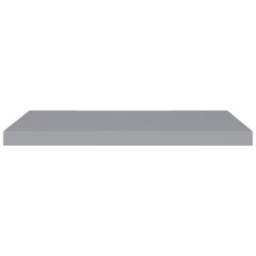 Floating Wall Shelf Grey 80x23.5x3.8 cm - Stylish Display Solution