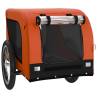 Durable Pet Bike Trailer - Orange & Black for Comfortable Rides