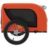 Durable Pet Bike Trailer - Orange & Black for Comfortable Rides