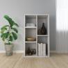 Book Cabinet/Sideboard White 50x25x80 cm Engineered Wood Colour white Quantity in Package 1 