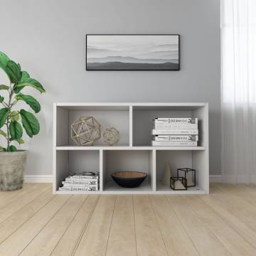 Book Cabinet/Sideboard White 50x25x80 cm - Stylish Storage Solution