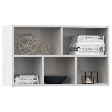 Book Cabinet/Sideboard White 50x25x80 cm - Stylish Storage Solution