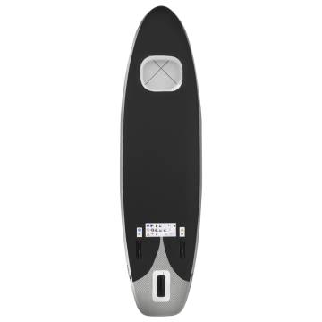 Inflatable Stand Up Paddle Board Set - Black 300x76x10 cm