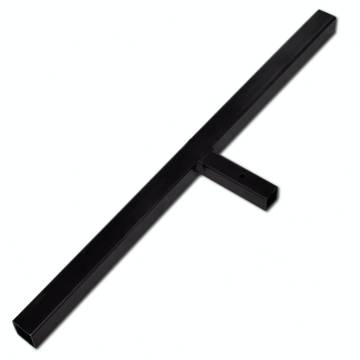 Ground Drill with Handle Auger Bit - 80mm Steel Black