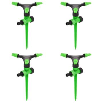 Rotating Sprinklers 4 pcs - Efficient Garden Irrigation