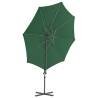 Cantilever Umbrella with Steel Pole Green 300 cm - HipoMarket