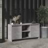 TV Cabinet Concrete Grey 102x37.5x52.5 cm Engineered Wood Colour concrete grey Quantity in Package 1 