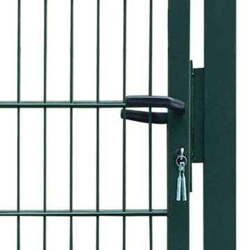 2D Fence Gate (Single) Green - Durable & Secure Entryway