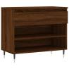 Elegant Brown Oak Shoe Cabinet - 70x36x60 cm | HipoMarket