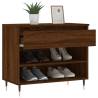 Elegant Brown Oak Shoe Cabinet - 70x36x60 cm | HipoMarket