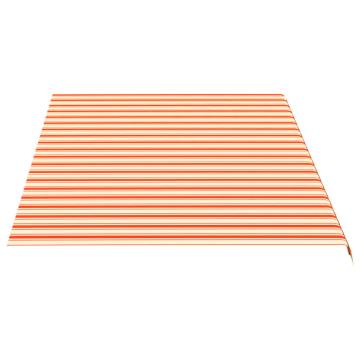 Replacement Fabric Awning Yellow & Orange 5x3 m | Hipomarket