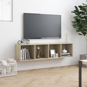 Book Cabinet/TV Cabinet Sonoma Oak - Stylish & Practical Design