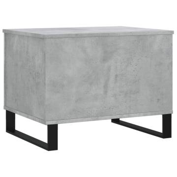 Stylish Concrete Grey Coffee Table - 60x44.5x45 cm