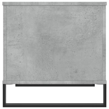 Stylish Concrete Grey Coffee Table - 60x44.5x45 cm