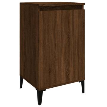 Stylish Brown Oak Bedside Cabinets - 2 pcs | HipoMarket