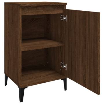 Stylish Brown Oak Bedside Cabinets - 2 pcs | HipoMarket