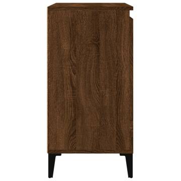 Stylish Brown Oak Bedside Cabinets - 2 pcs | HipoMarket