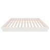 White Solid Wood Pine Bed Frame 200x200 cm | Hipomarket