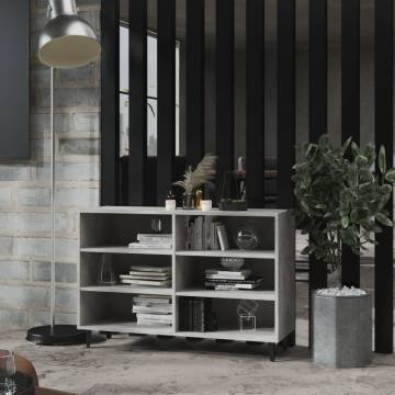 Industrial Sideboard Concrete Grey | 103.5x35x70 cm | HipoMarket