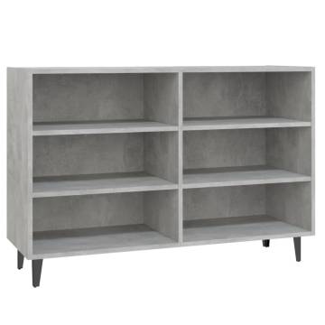 Industrial Sideboard Concrete Grey | 103.5x35x70 cm | HipoMarket