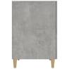 Stylish Concrete Grey Desk - 140x50x75 cm Engineered Wood