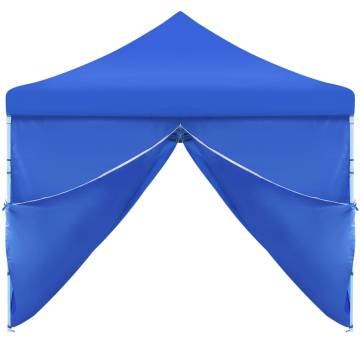 Folding Pop-up Party Tent 3x9 m Blue with 8 Sidewalls