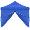 Folding Pop-up Party Tent 3x9 m Blue with 8 Sidewalls